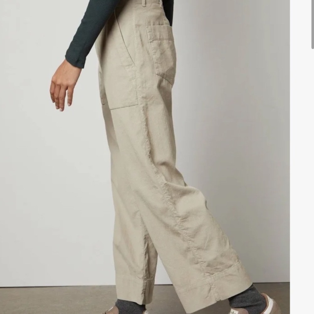 Velvet by Graham Spencer Vera Corduroy Wide Leg Pants Beige Size 6